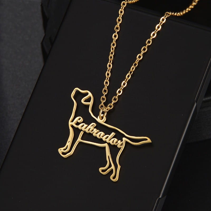 Personalized Stainless Steel Name Necklace in Rose Gold or Gold