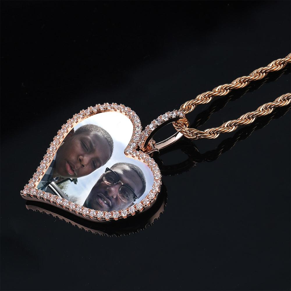 Personalisierter Foto-Anhänger aus massivem Schmuck für einzigartigen Stil und Geschenke