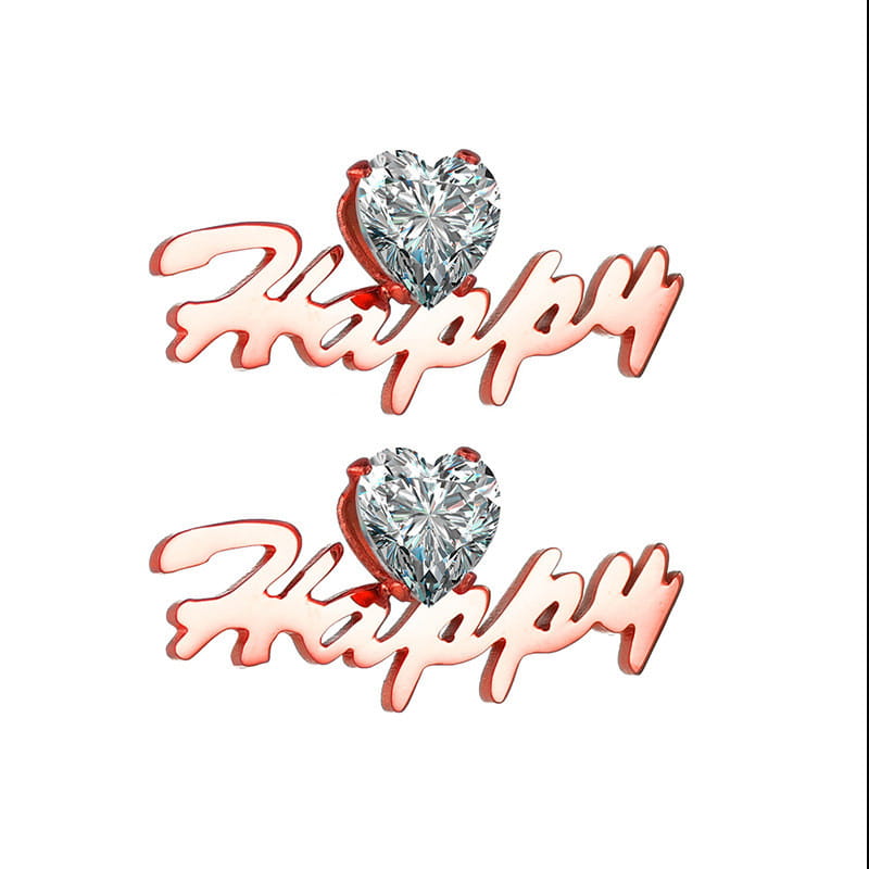 Stylish Letter Stud Earrings for Trendy Jewelry Lovers