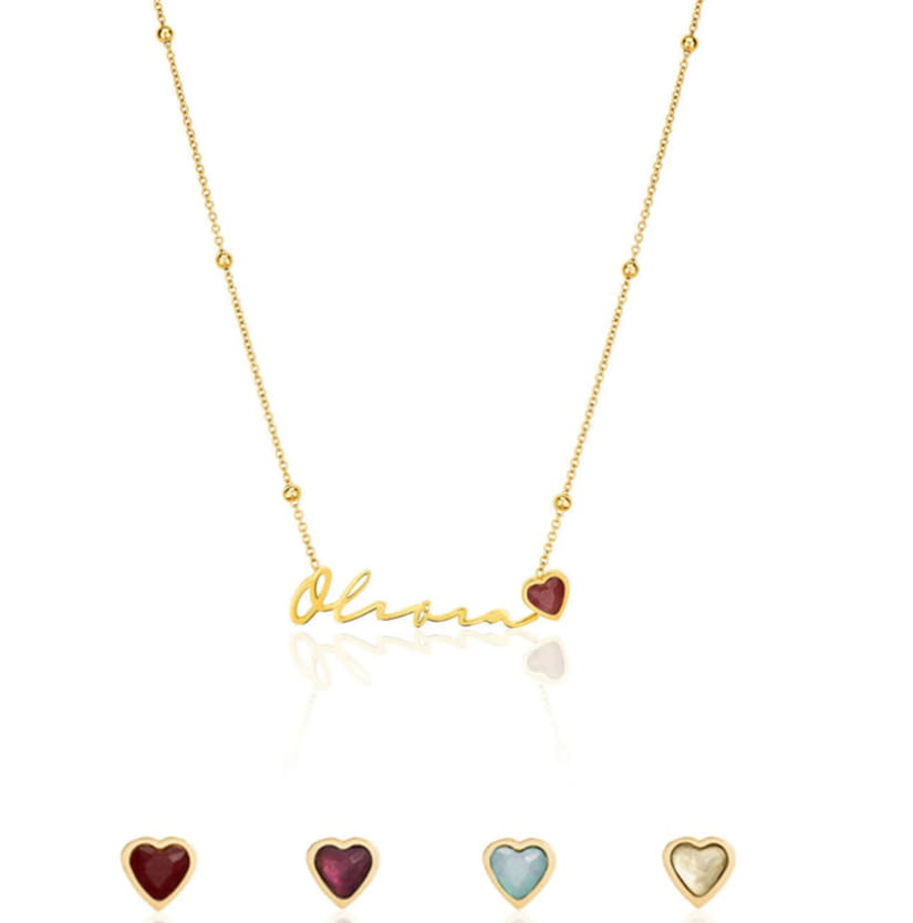 Personalized Gold Stainless Steel Necklace for Women Jewelry