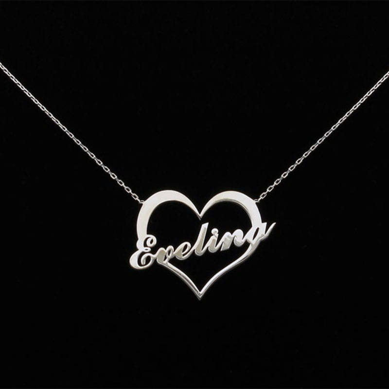 Gold Love Name Necklace for Women - Stylish Jewelry Piece