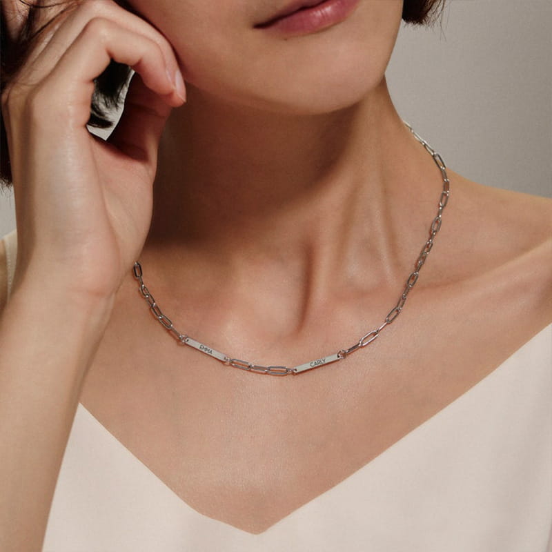 Personalized Stainless Steel Name Necklace for Fashion Lovers