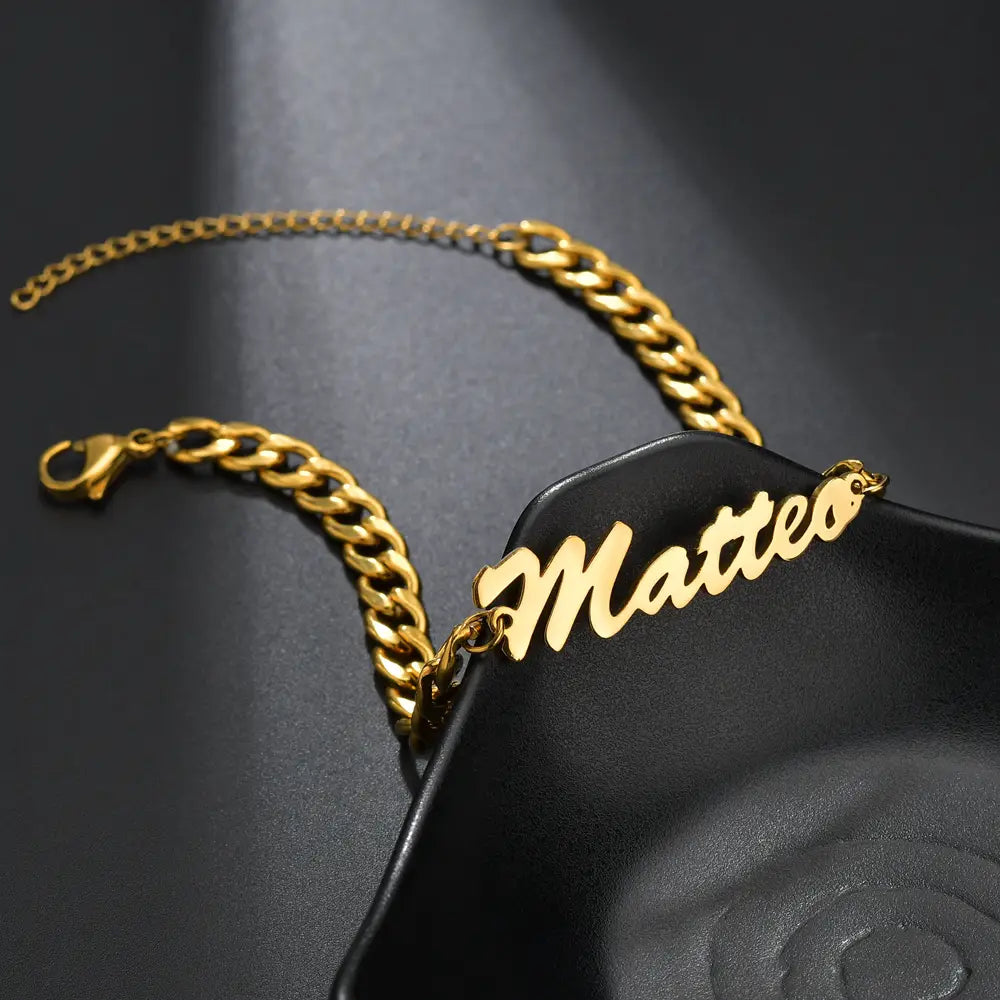 Personalized Stainless Steel Name Bracelets for Unique Jewelry Styles