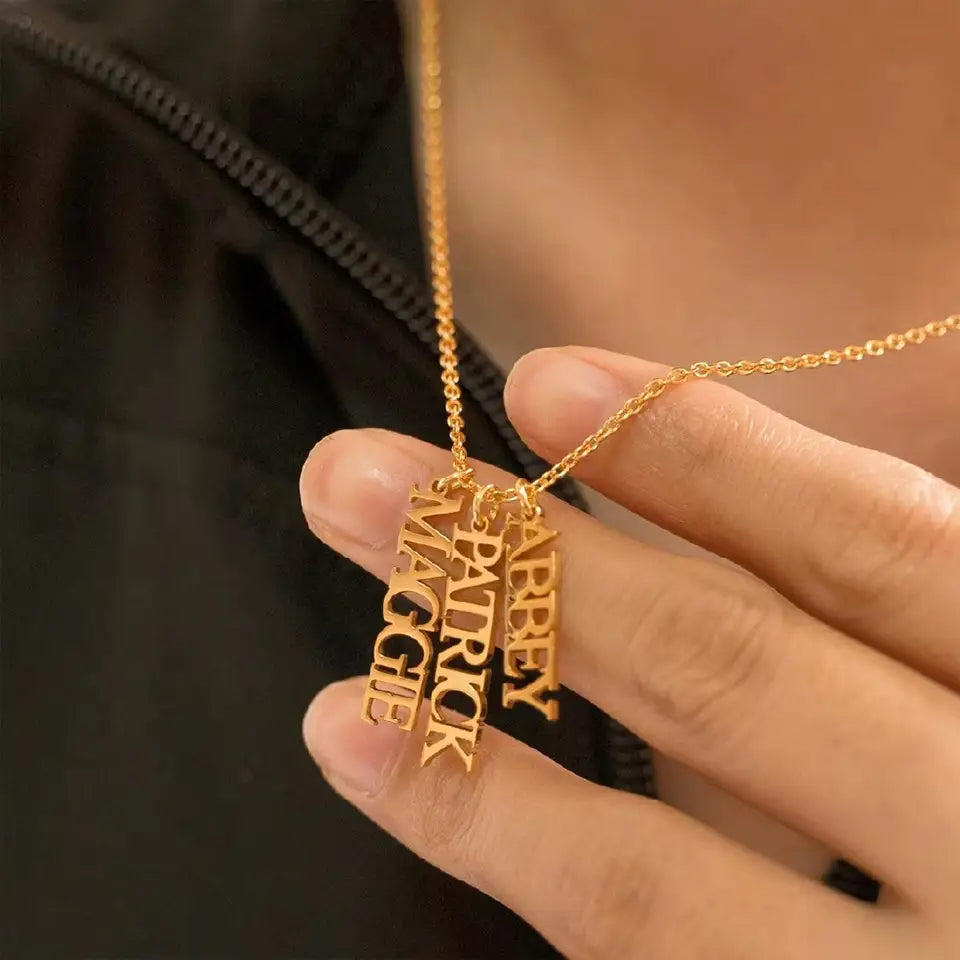 Personalized Stainless Steel English Name Jewelry Necklace