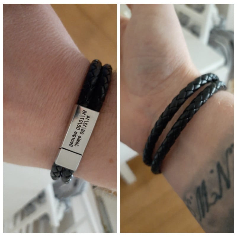 Personalized Brown Woven Leather Bracelet for Fashion Lovers