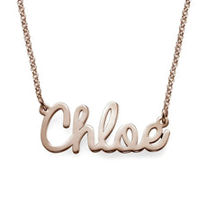 925 Sterling Silver Private Custom Necklace Letter Name Girl Customized Lettering Valentine’S Day Birthday Gift - Gold