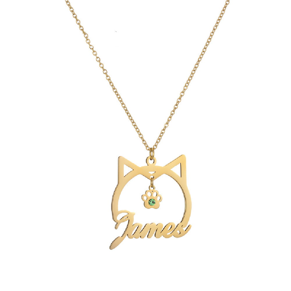 Premium Stainless Steel Custom Name Necklace – Silver Finish
