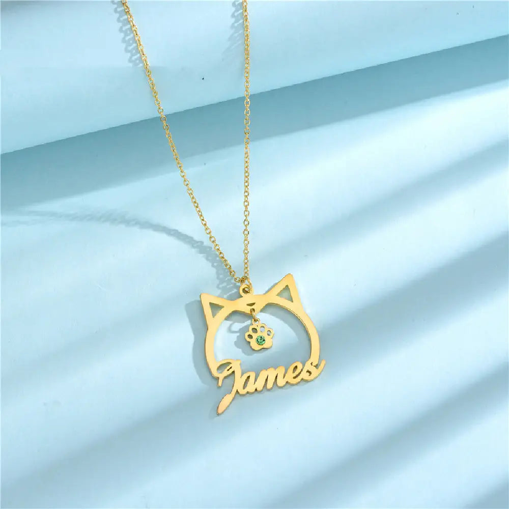Premium Stainless Steel Custom Name Necklace – Silver Finish