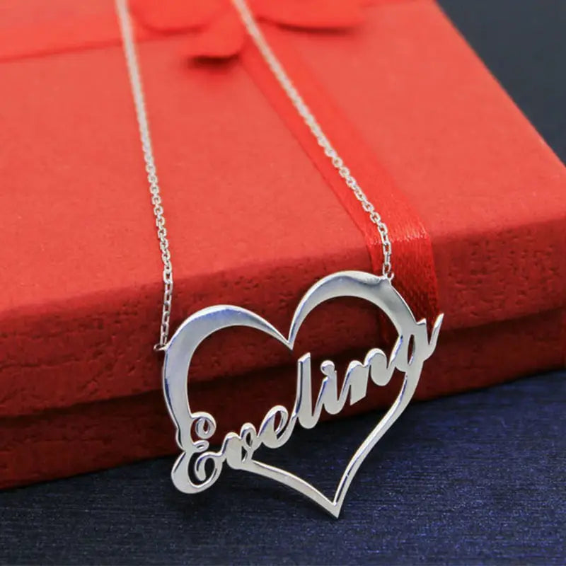 Gold Love Name Necklace for Women - Stylish Jewelry Piece