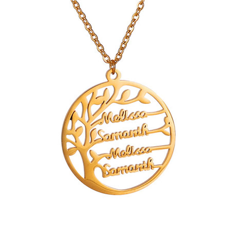 Rose Gold Stainless Steel Name Necklace for Stylish Jewelry Lovers