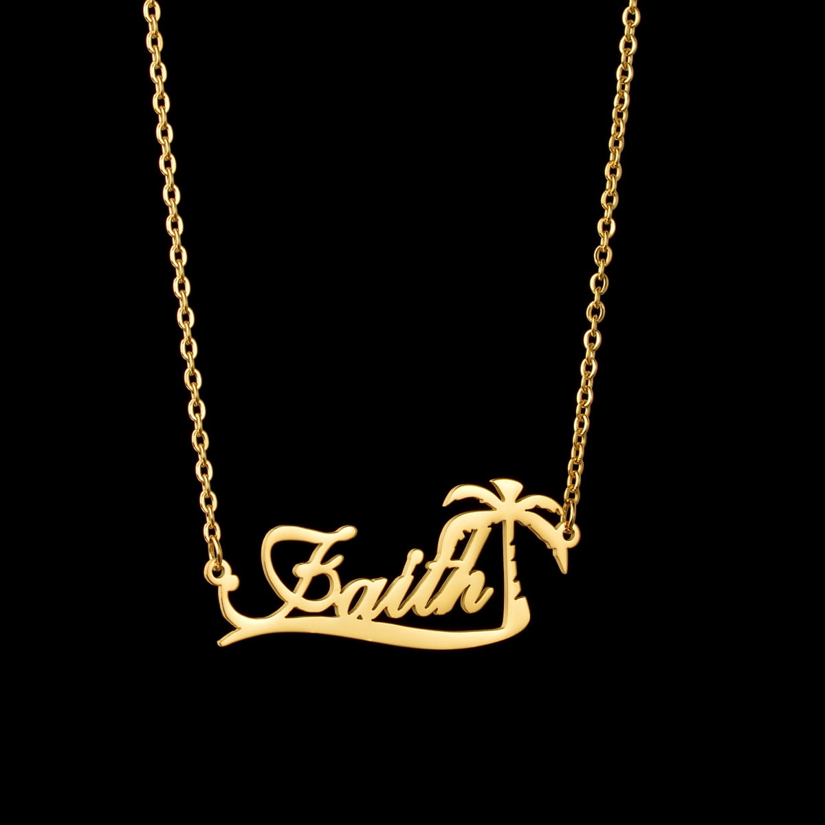 American Personalized Name Necklace