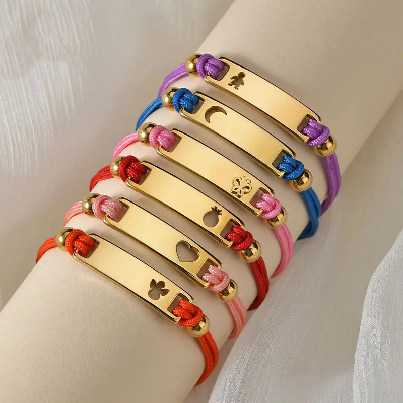 Personalized Colorful Rope Bracelet for Trendy Fashion Lovers