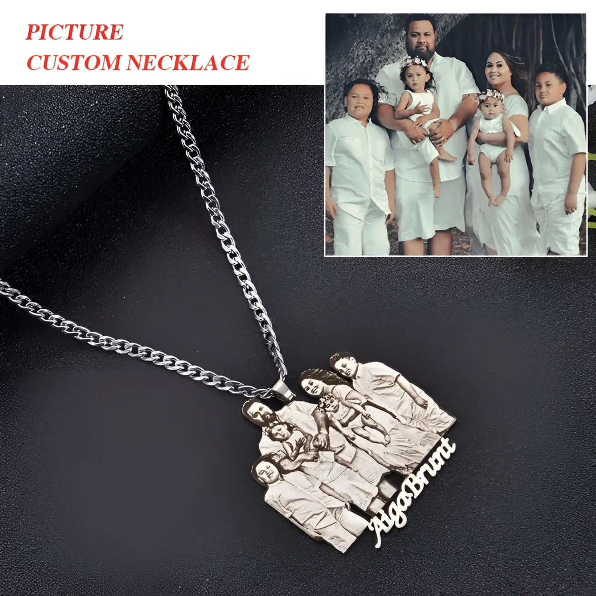 Album Photo DIY Stainless Steel Necklace - Customized Necklace1 - 7