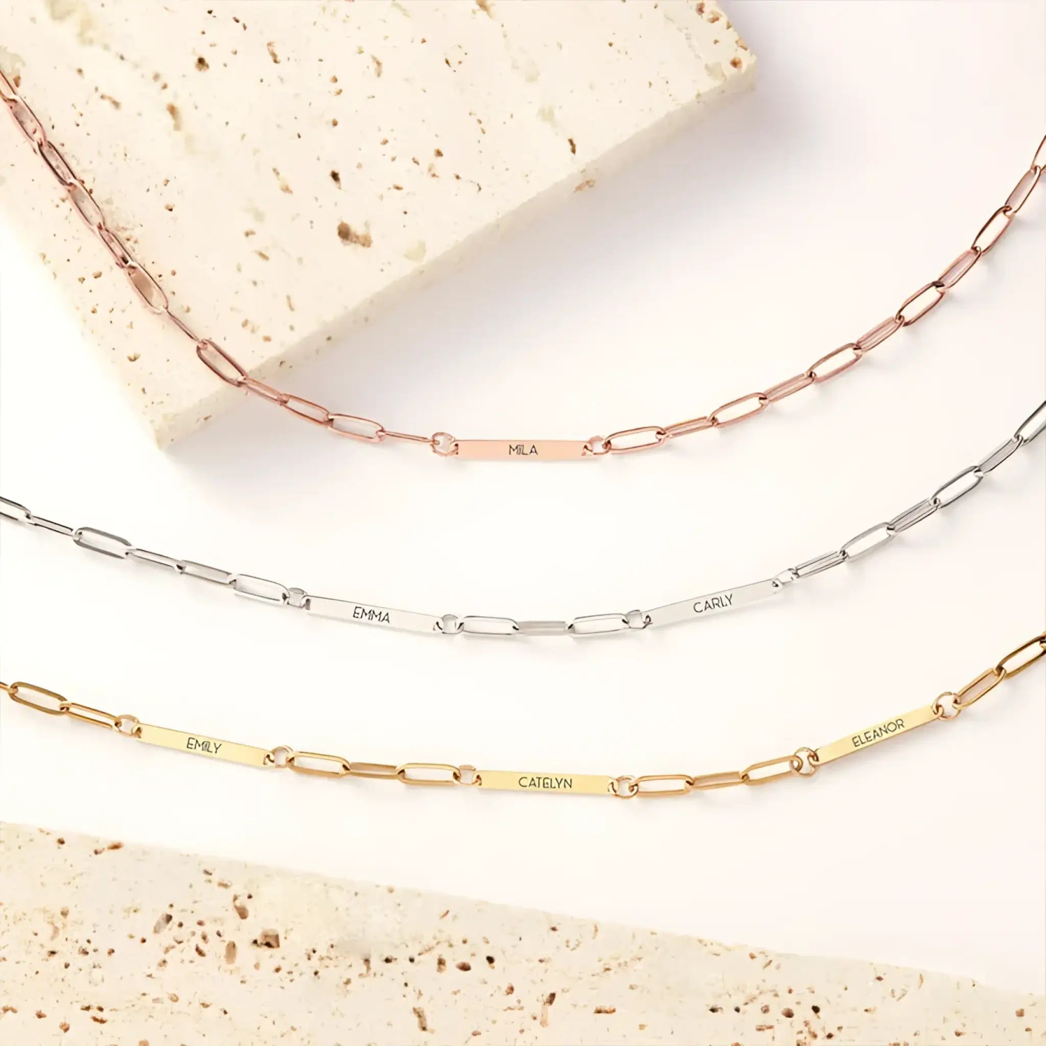 Alphabet Name Stainless Steel Necklace Versatile - 7