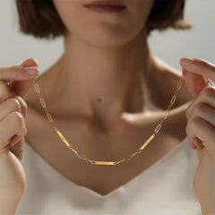 Alphabet Name Stainless Steel Necklace Versatile - 7