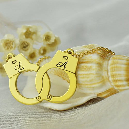 S925 Silver Handcuffs Personalized Name Necklace for Unique Jewelry