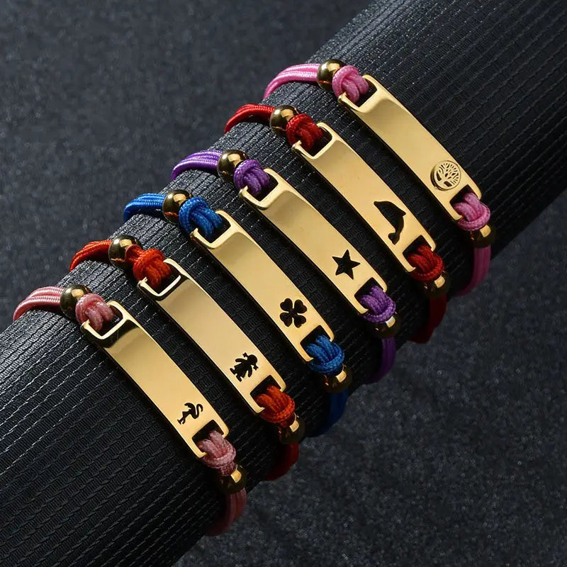 Personalized Colorful Rope Bracelet for Trendy Fashion Lovers