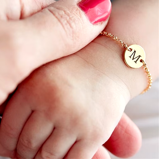 Personalized Baby Name Bracelet,Stainless Steel Bar ID Bracelets,Customized Hand Chain for Children Kids,New Born To Children