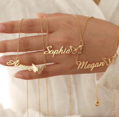 Easy Return Policy for English Letters Jewelry and Bracelets
