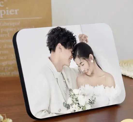 Koreanischer horizontaler Bilderrahmen aus Kristallglas, 17,8 cm, für Tisch- oder Wandbehänge