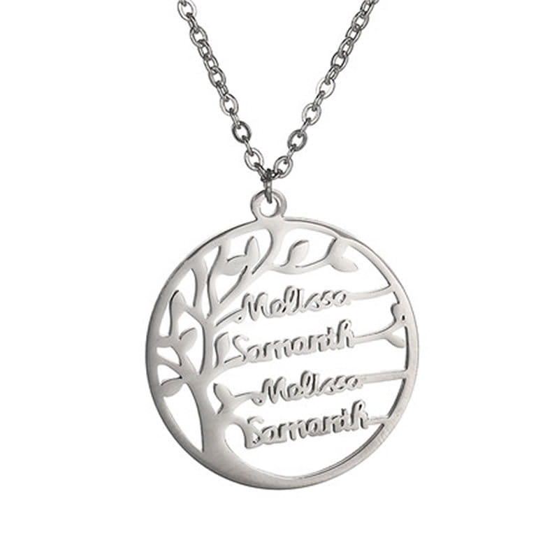 Rose Gold Stainless Steel Name Necklace for Stylish Jewelry Lovers