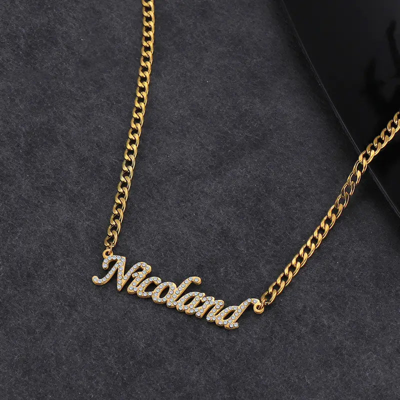 Stylish Zircon Diamond Necklace in Durable Titanium Steel for Fashion Lovers