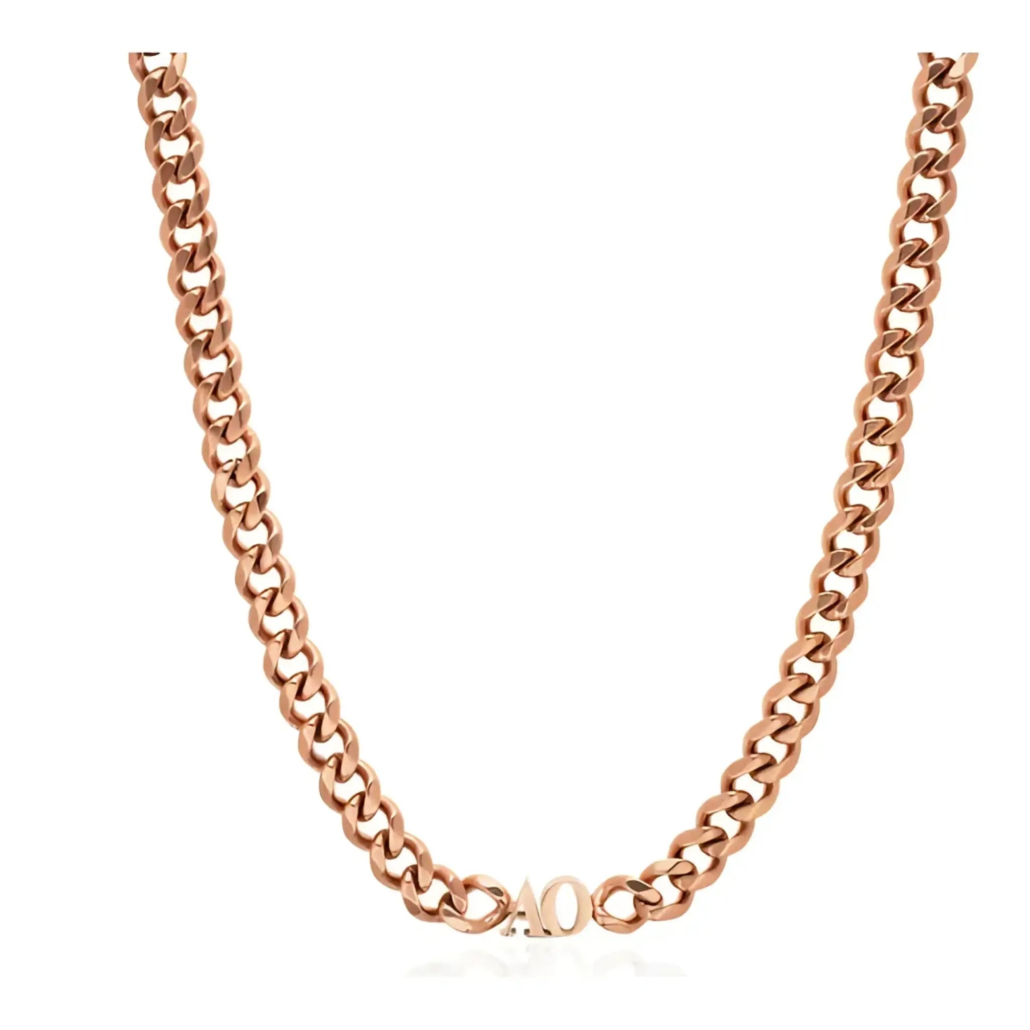 Creative Custom Letter English Name Necklace Stainless Steel Choker Necklace Personalized Cuban Chain Christmas Gifts