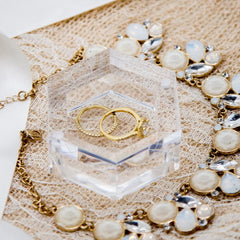 Creative Name Ring Hexagonal Storage Box - 7