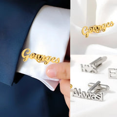 Custom-Made Vintage Name Cuff Nail Commemorative Jewelry - 925 silver - 7