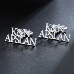 Custom-Made Vintage Name Cuff Nail Commemorative Jewelry - 925 silver - 7