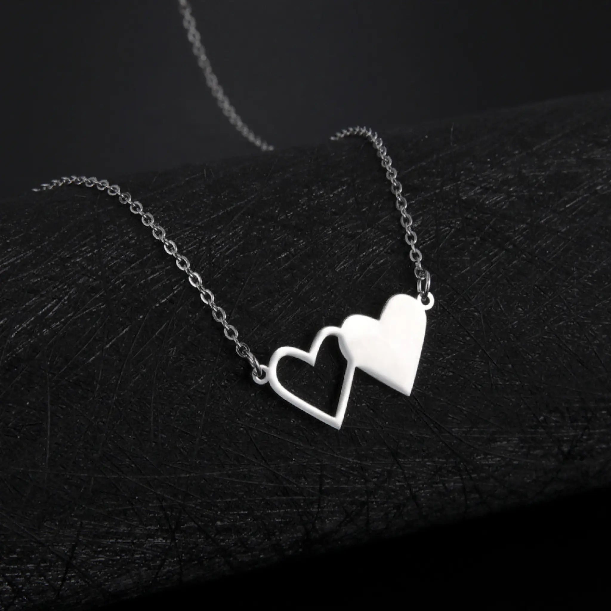 Custom Name Necklace 18k Stainless Steel - Silver