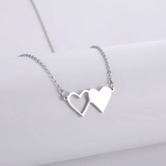 Custom Name Necklace 18k Stainless Steel - Silver