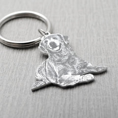 Custom Keychain Picture Keyring Dog Photo Keychain Pet Memo - 7