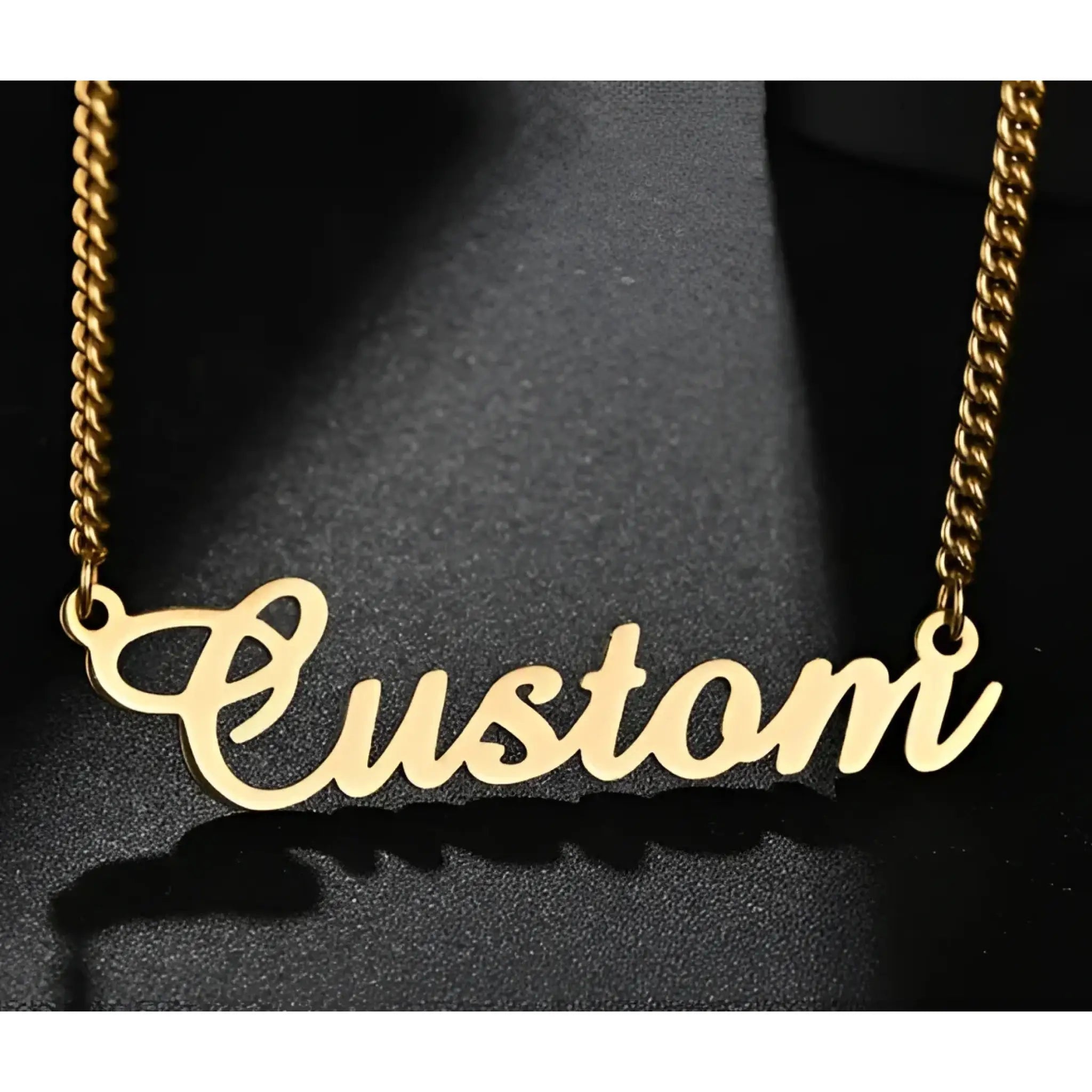 Custom Stainless Steel Name Necklace European And American 18K Personality English Letter Female Clavicle Chain - 7