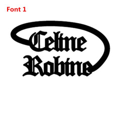 Double Name Ring Custom - 7
