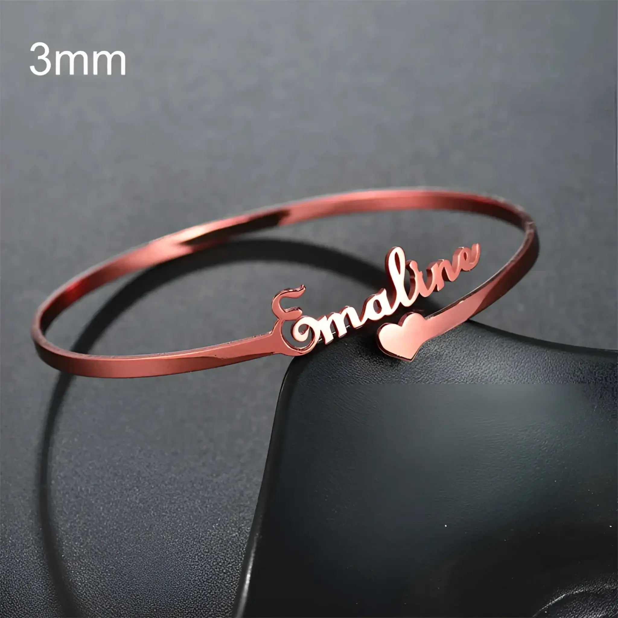 Customized Name Bracelet Personalized Custom Bangles Stainless Steel Jewelry - Name Bracelets