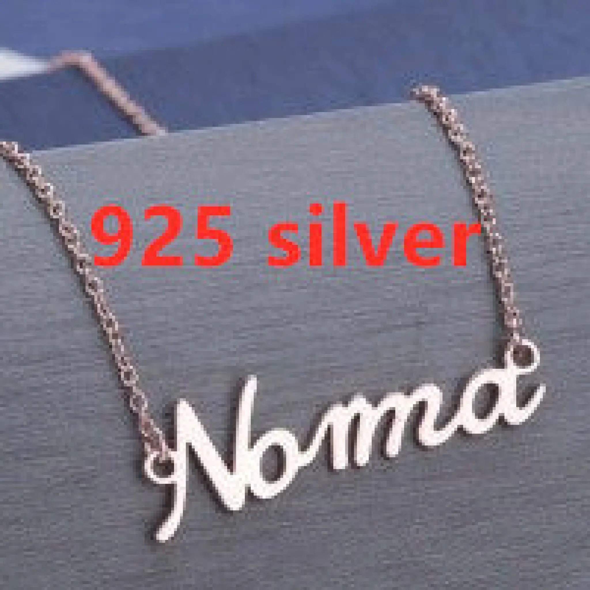Customized Personalized Name Gold Copper Alloy Letter Pendant Necklace - Rose gold 925silver - Necklace