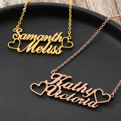 Customized Stainless Steel Name Necklace - 7
