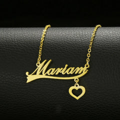 Customized Various Sign Name Necklace Custom Butterfly Heart Nameplate - Necklace