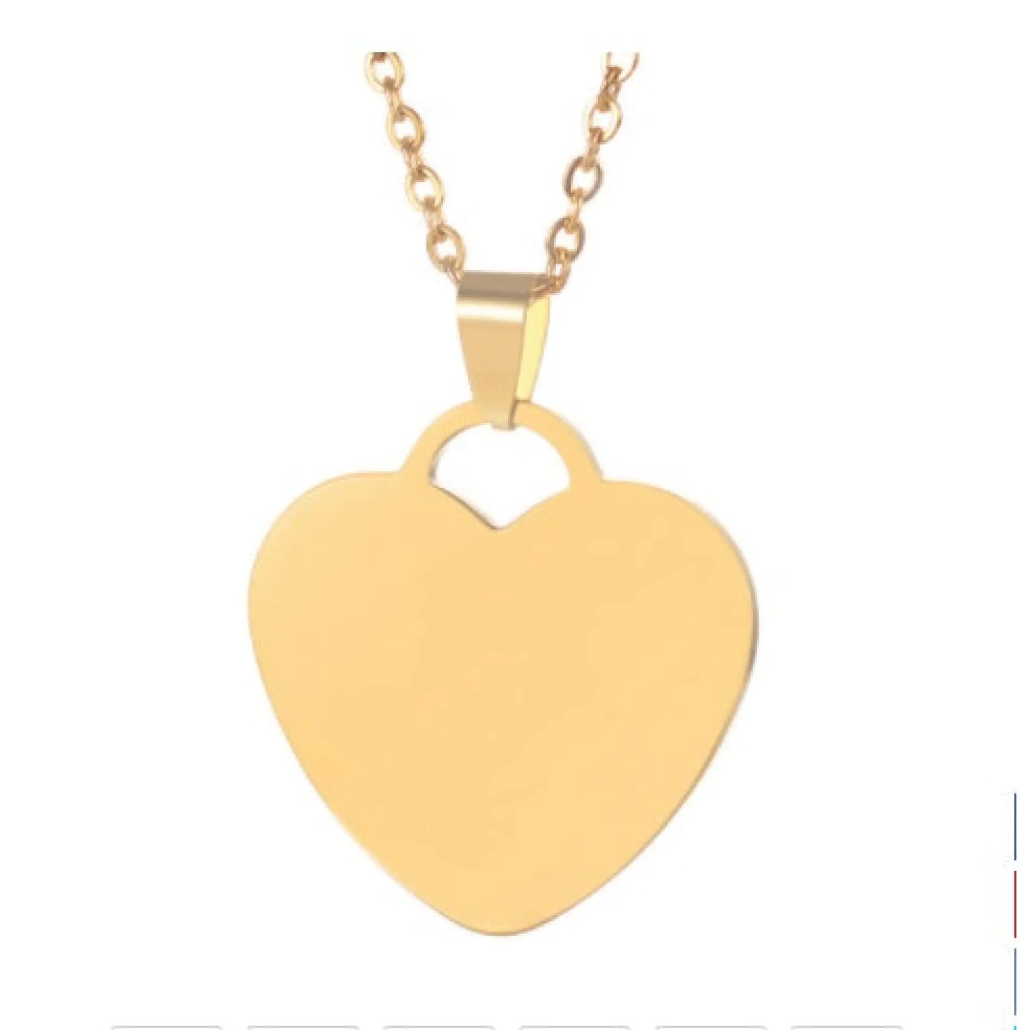 Customized Women’s Photo Necklace Heart Shaped Stainless Steel Pendant Personalized Engraving Picture Name Couple