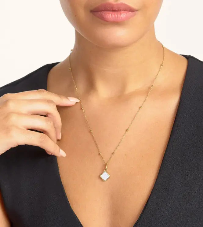Personalized Gold Stainless Steel Shell Necklace Jewelry