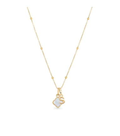 Personalized Gold Stainless Steel Shell Necklace Jewelry