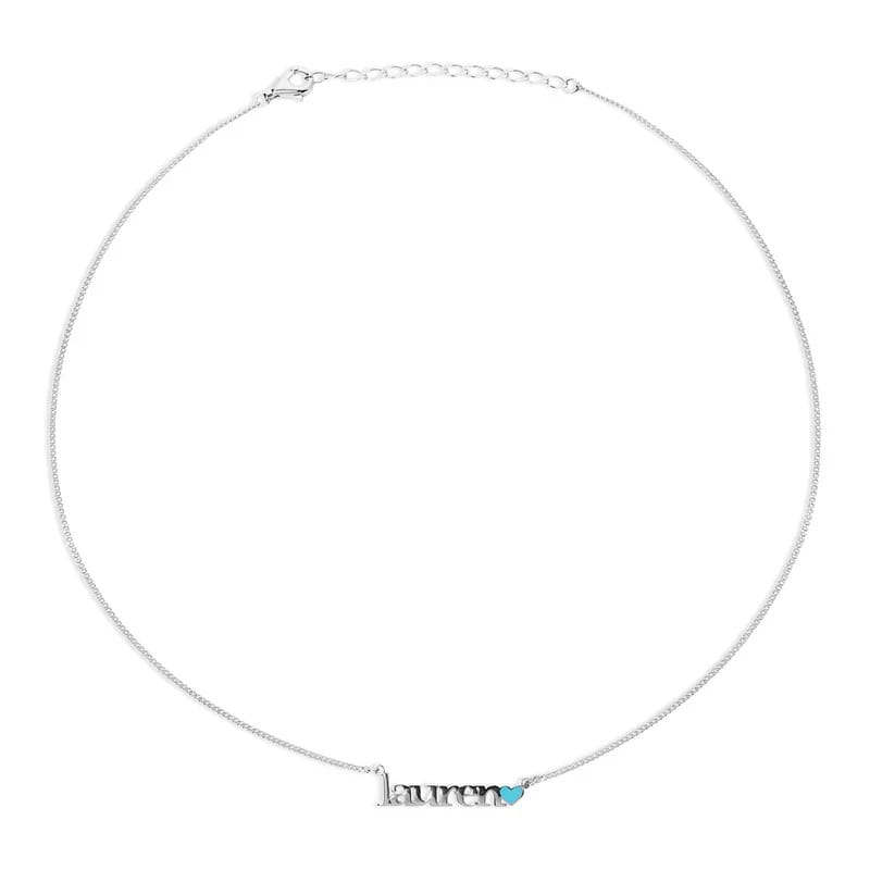 Personalized Rose Gold Heart-Shaped Necklace for Ladies