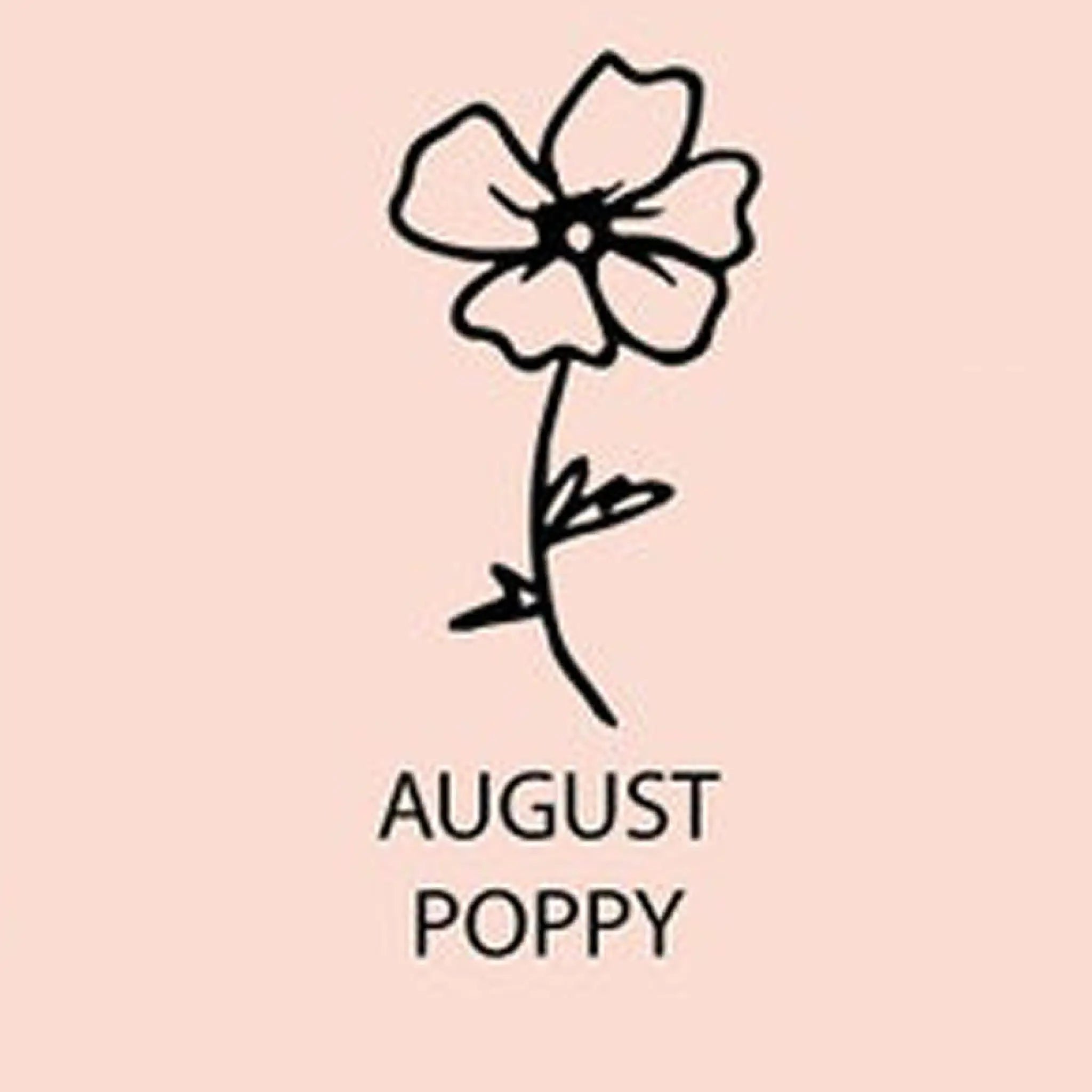 December Birthday Flower Name Necklace Personalized Stainless Steel - August / Steel - 7