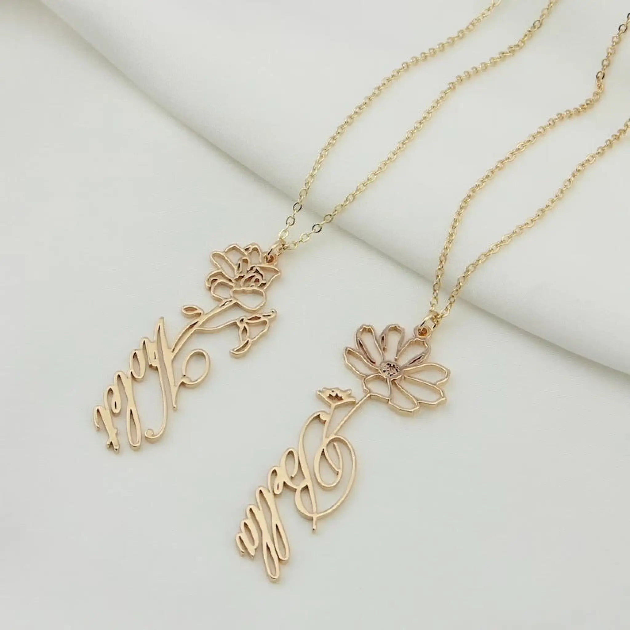 December Constellation Necklace Flower Name Necklace Customization - 7