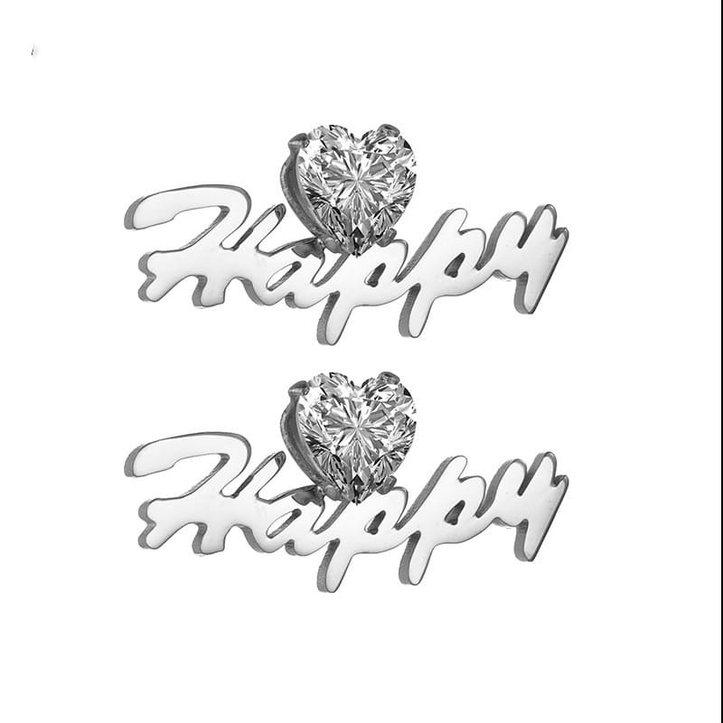 Stylish Letter Stud Earrings for Trendy Jewelry Lovers