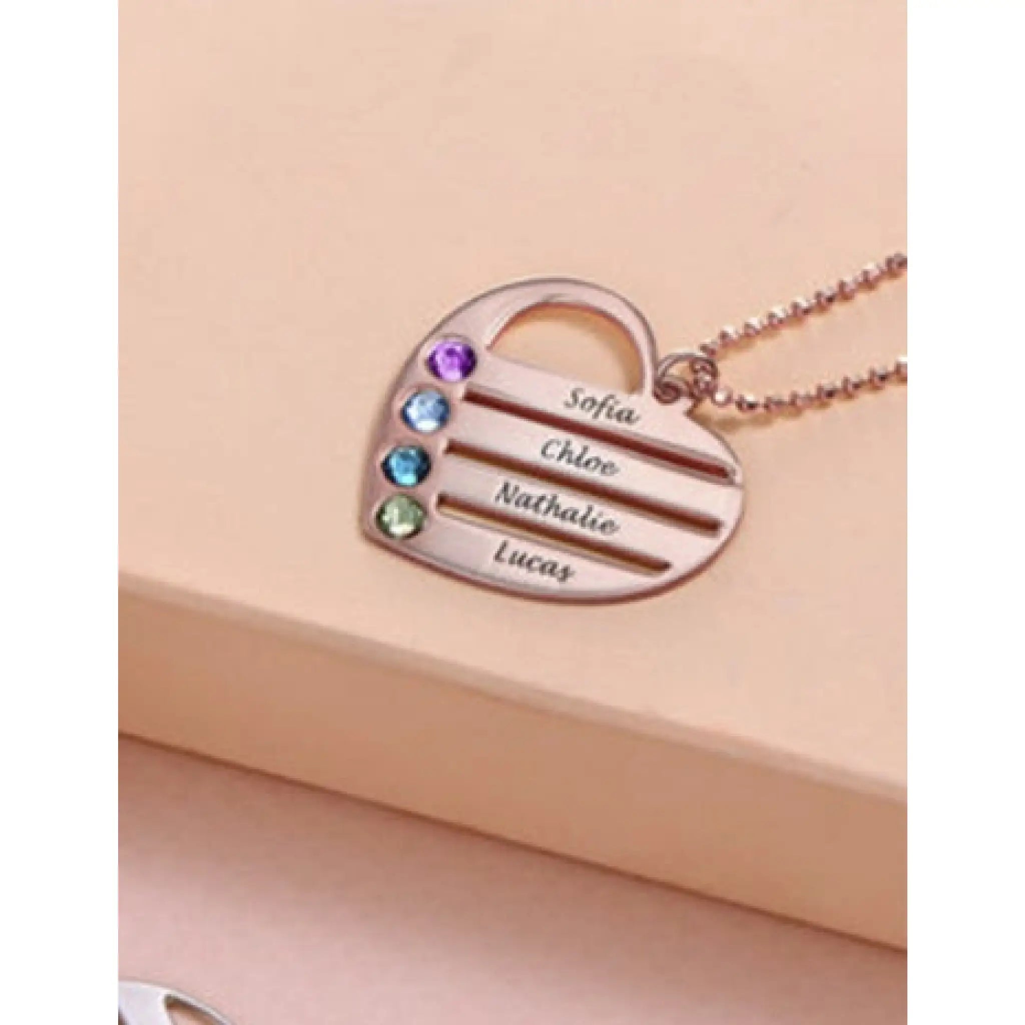 DIY Custom Engraved Name S925 Silver Diamond Necklace - 7