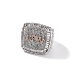 DIY English Name Ring Personality N Version For Men And Women - 7