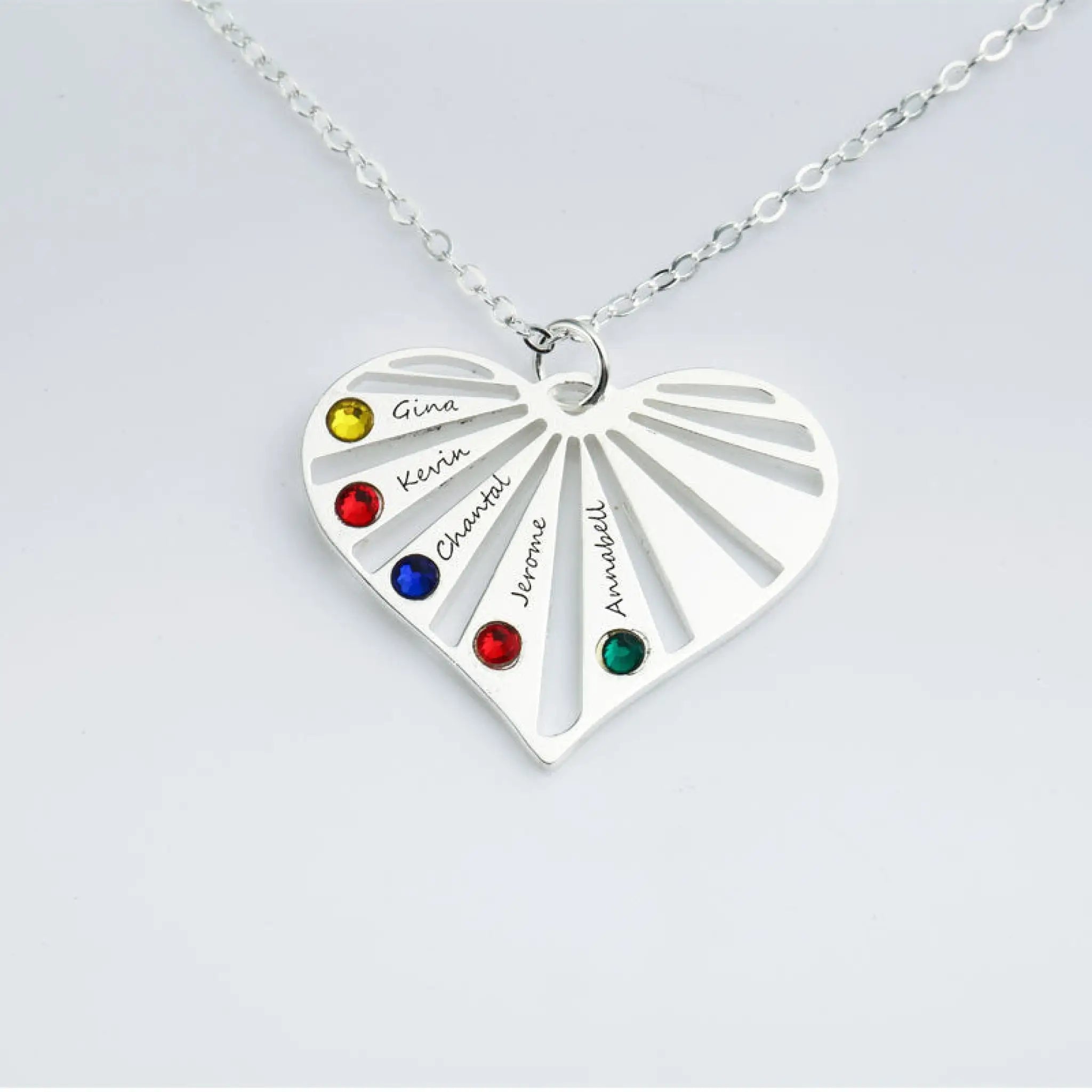 DIY Name Necklace Lettering Fashion Classic Popular - Silver - 7