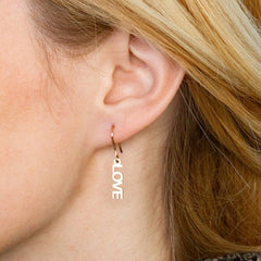 DIY Personalized Custom Stainless Steel Name Earrings - 7